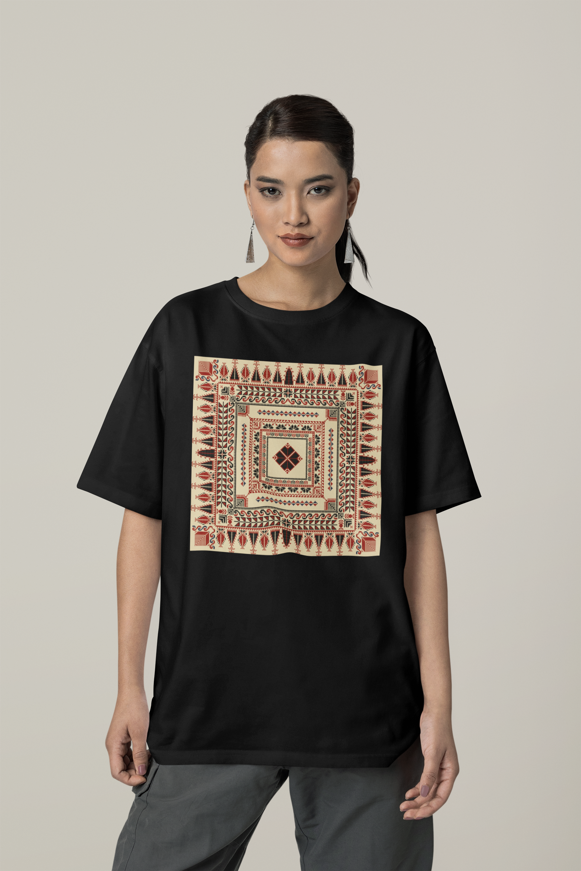 Natural Pattern - Oversized Unisex T-Shirt