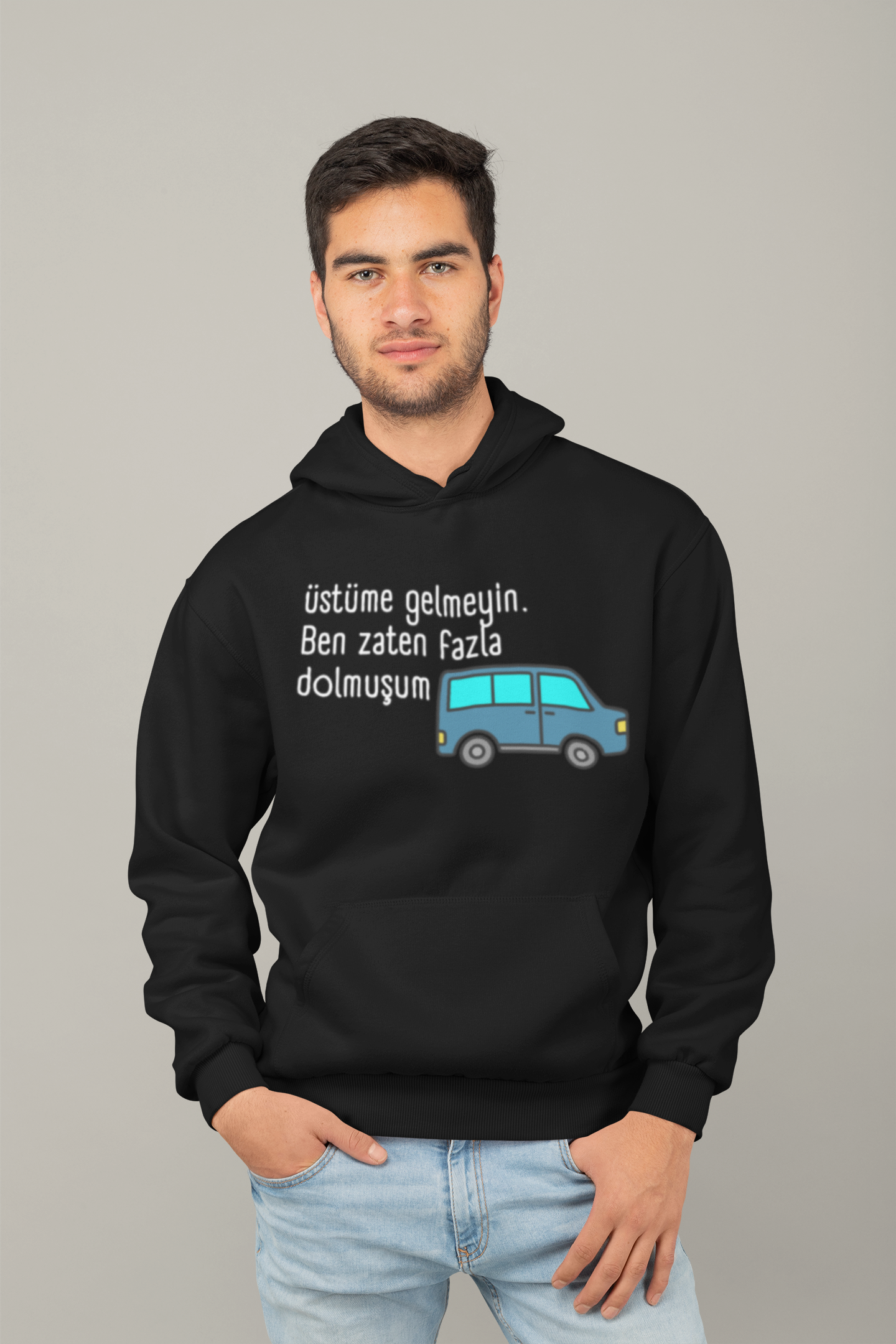 Üstüme gelmeyin. Ben zaten fazla dolmuşum - Organic Hoodie